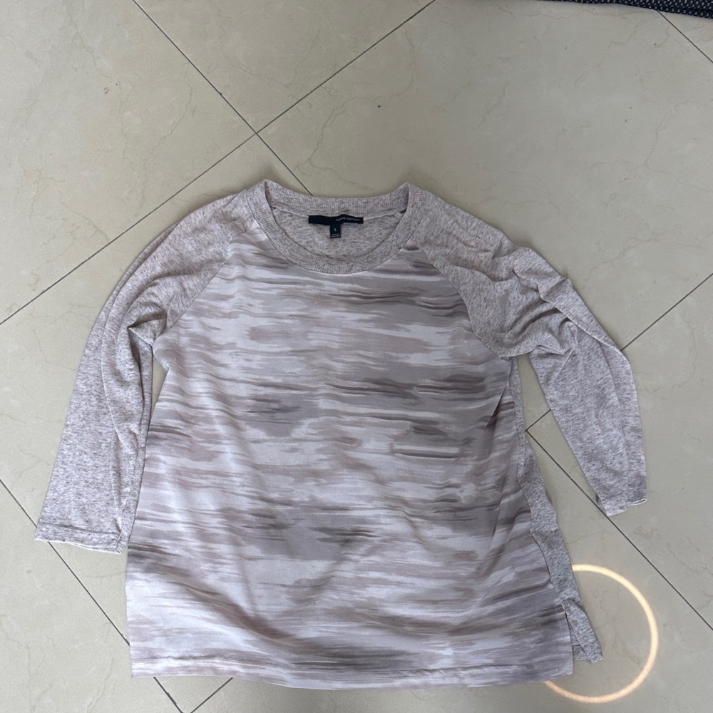 Gray Patterned Women's Top